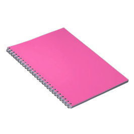 Caderno Espiral Notebook e Diário rosa quente