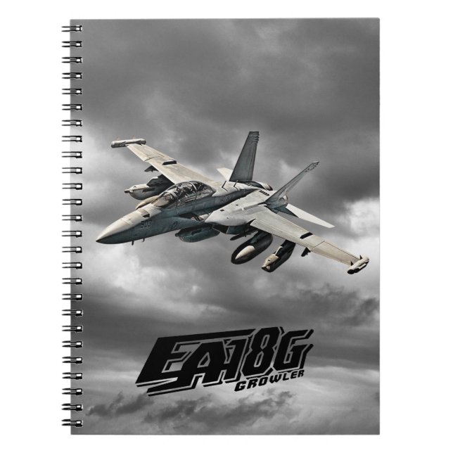 Caderno Espiral Notebook EA-18G Grotebook Spiral (Frente)