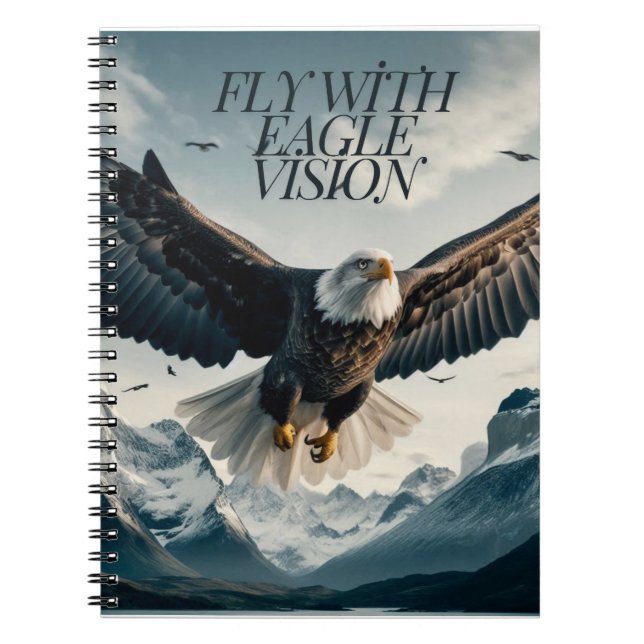 Caderno Espiral Notebook Eagle Vision Spiral (Frente)