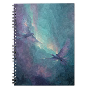 Caderno Espiral Notebook Eethal Birds Aurora