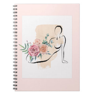 Caderno Espiral Notebook Elegant Art Design Spiral Foto 80 Páginas