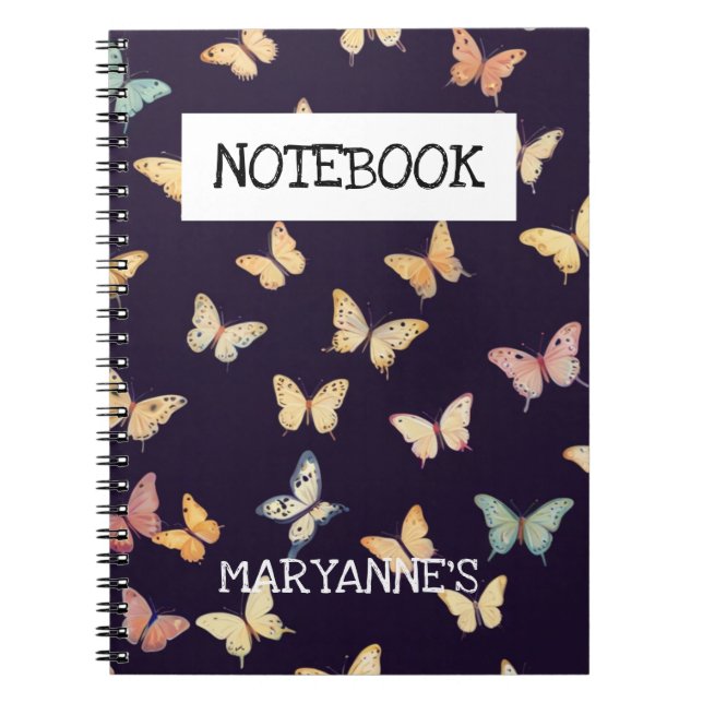 Caderno Espiral Notebook elegante (Frente)