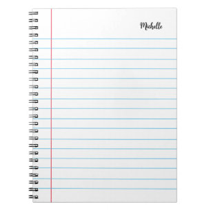 Caderno Espiral Notebook Elegante moderno com ampla execução perso