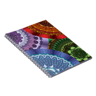 Caderno Espiral Notebook Elements Mandalas