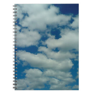Caderno Espiral Notebook em nuvem
