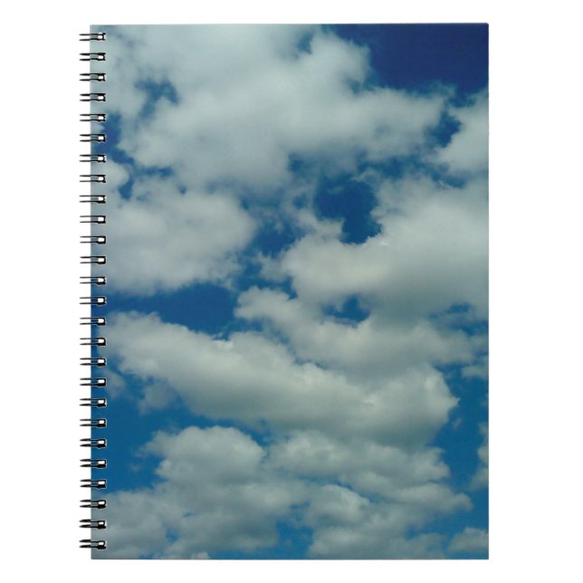 Caderno Espiral Notebook em nuvem (Frente)