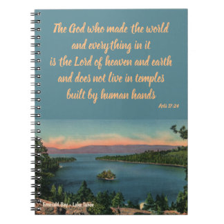 Caderno Espiral Notebook Emerald Bay Christian
