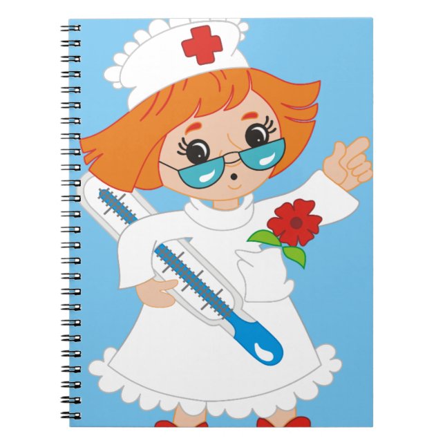 Caderno Espiral Notebook Enfermeiro (Frente)