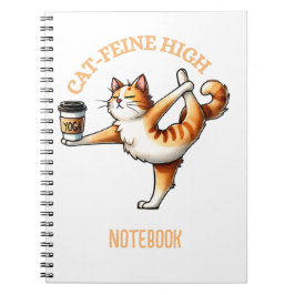Caderno Espiral Notebook Engraçado Fazendo Yoga