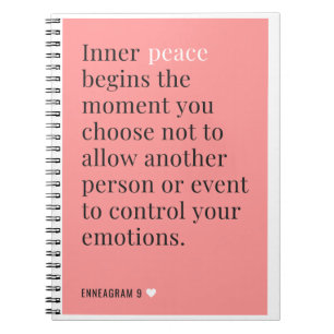 Caderno Espiral Notebook Enneagram 9