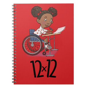 Caderno Espiral Notebook espiral 12 x 12 Escritoras Vermelho