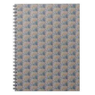 Caderno Espiral Notebook espiral abstrato Daffodils