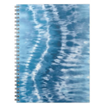 Notebook espiral azul colado