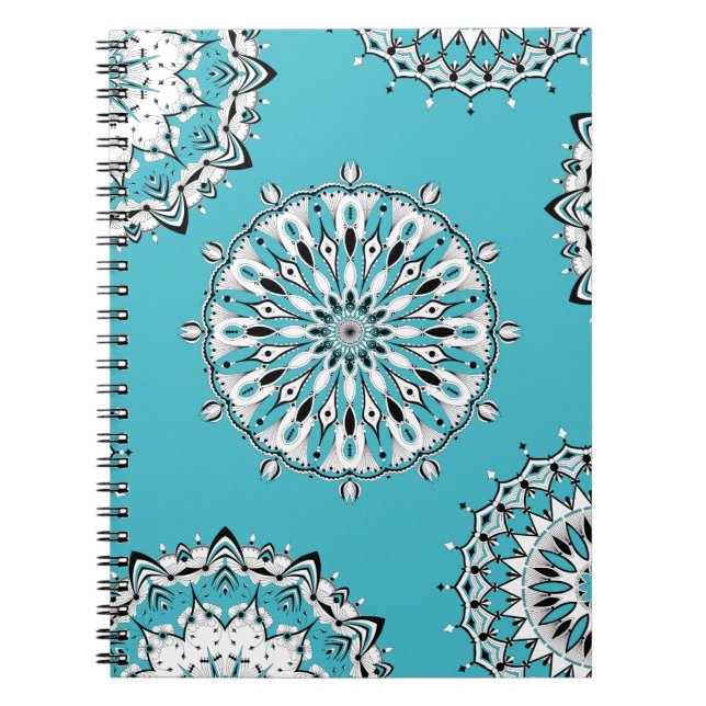 Caderno Espiral Notebook espiral Blue Mandala 2 (Frente)
