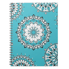 Caderno Espiral Notebook espiral Blue Mandalas 3