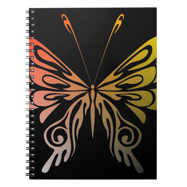 Caderno Espiral Notebook espiral borboleta (Frente)