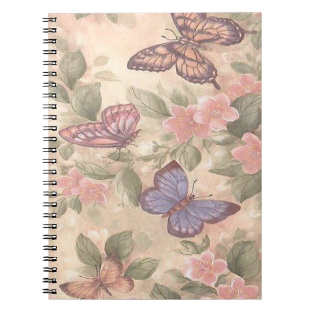Caderno Espiral Notebook espiral borboleta (Frente)