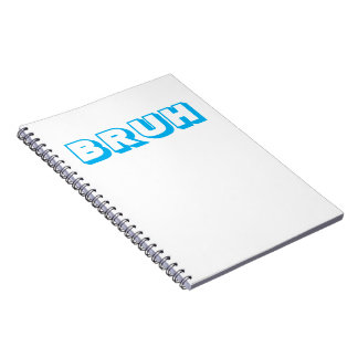 CADERNO ESPIRAL NOTEBOOK ESPIRAL "BRUH"