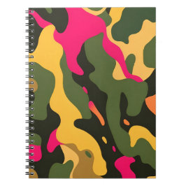 Caderno Espiral Notebook espiral Camo Abstrato