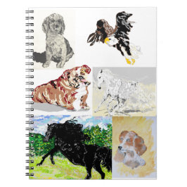 Caderno Espiral Notebook espiral: Cobrir de animais diferentes