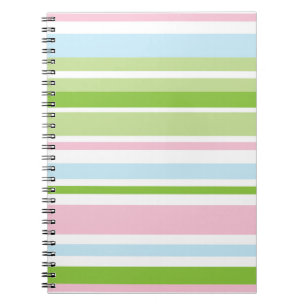 Caderno Espiral Notebook Espiral com Faixa de Pastel
