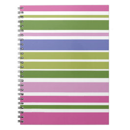Caderno Espiral Notebook Espiral com faixa de várias cores