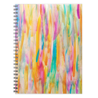 Caderno Espiral Notebook espiral com trabalho de arte pintado orig
