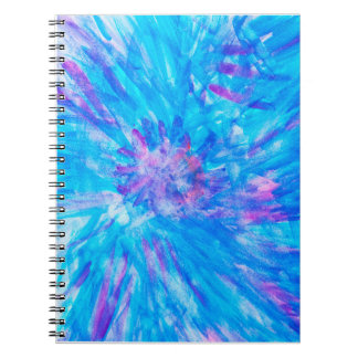Caderno Espiral Notebook espiral com trabalho de arte pintado orig