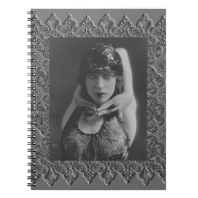 Caderno Espiral Notebook espiral com Vintage Dancer Kyra (Frente)