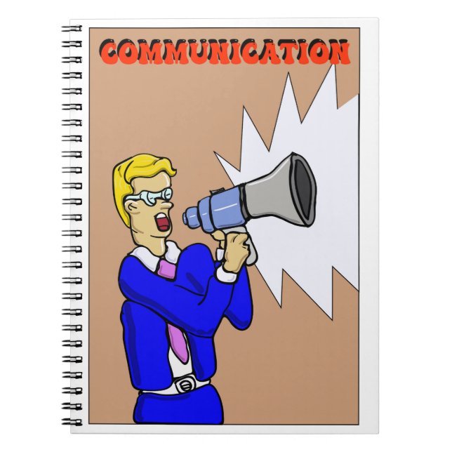 Caderno Espiral Notebook espiral - comunicação (Caderno-comunicado (Frente)