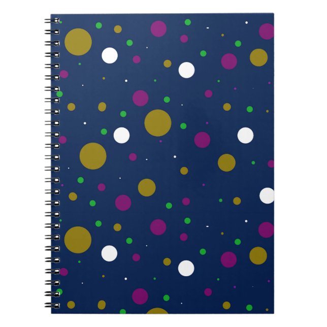 Caderno Espiral Notebook espiral Confetti cromático (Frente)
