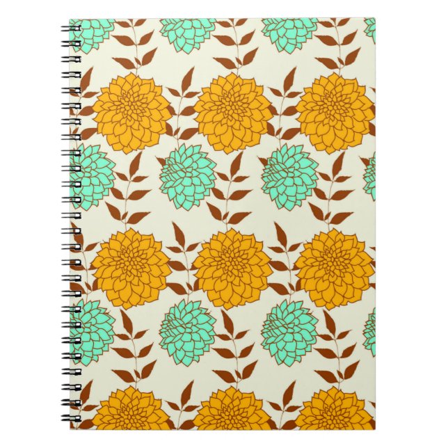 Caderno Espiral Notebook espiral de Buquê flexível primavera (Frente)