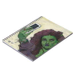 Caderno Espiral Notebook espiral de celular da Goblin Girl Selfie