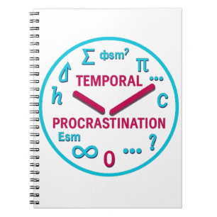 Caderno Espiral Notebook espiral de física engraçado