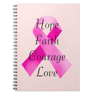 Caderno Espiral Notebook espiral de fita rosa