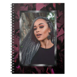 Caderno Espiral Notebook espiral de fotos com quadros de baixa Pol