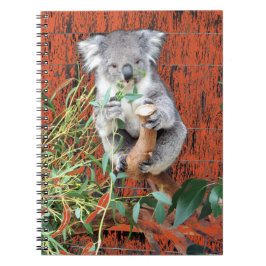 Caderno Espiral Notebook espiral de horário de lanchonete Koala