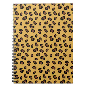 Caderno Espiral Notebook espiral de impressão leopardo