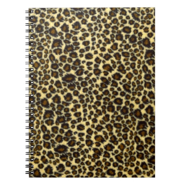 Caderno Espiral Notebook espiral de impressão leopardo (Frente)