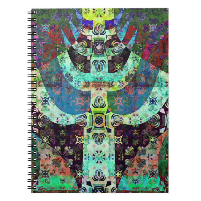 Caderno Espiral Notebook espiral de mídia mista (Frente)