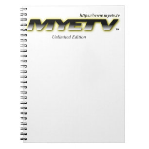 Caderno Espiral Notebook espiral de MYETV