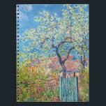 Caderno Espiral Notebook espiral de primavera Blossomo<br><div class="desc">Traga um toque de charme impressionista para o seu escrevendo diário com este caderno espiral com os Blossoms Primavera de Claude Monet. As vibrantes pinceladas capturam uma árvore florescente contra um céu brilhante, com uma cerca de jardim que adiciona charme rústico. Perfeito para jornalismo, esboço ou anotação, este notebook é...</div>