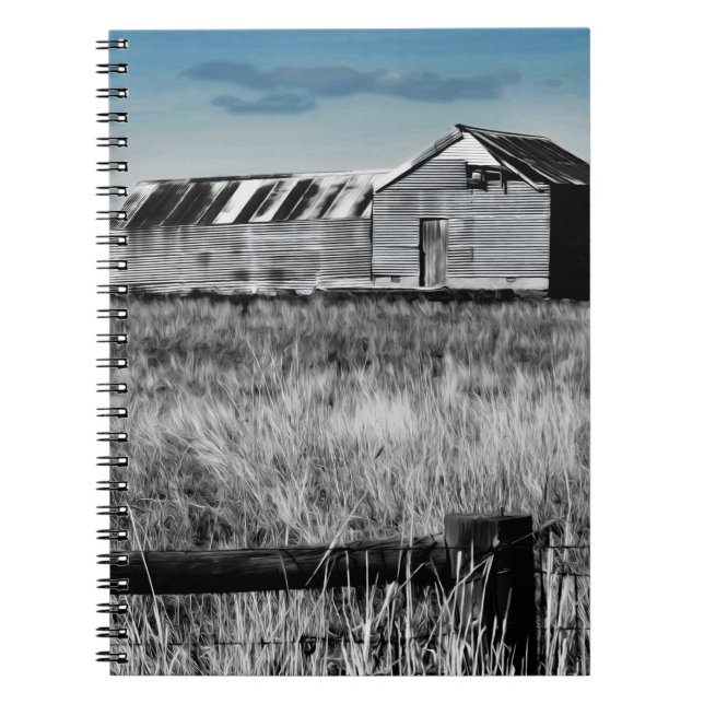 Caderno Espiral Notebook espiral de relic rural australiano (Frente)