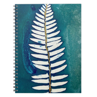 Caderno Espiral Notebook espiral de tipo cianotípico de cor verde