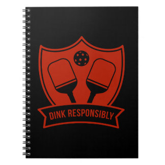 Caderno Espiral Notebook espiral "Dink Responsible"