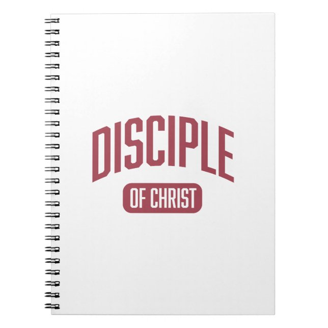 Caderno Espiral Notebook espiral Disciple Burgundy (Frente)