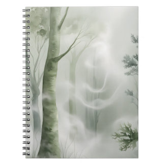 Caderno Espiral Notebook espiral do Diário da floresta - Linha de