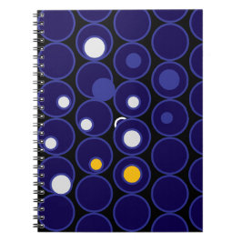 Caderno Espiral Notebook espiral em círculo cósmico
