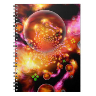 Caderno Espiral Notebook espiral estelar interdimensional