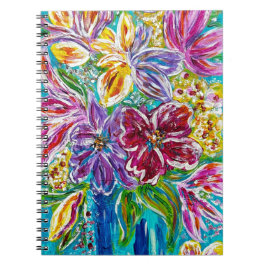 Caderno Espiral Notebook espiral floral